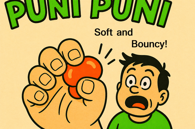 Squishy, Bouncy illustration