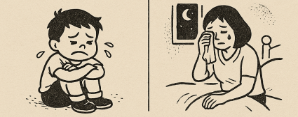 Meso Meso, Shiku Shiku, meaning, Japanese sound words, onomatopoeia