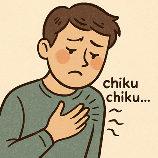 chiku chiku, Hurt feelings, Japanese sound words, onomatopoeia