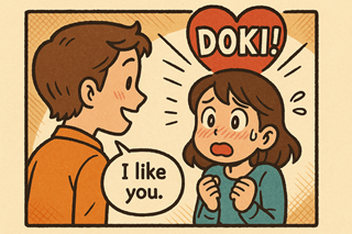 Doki!, meaning, Japanese sound words, onomatopoeia