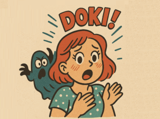 Doki!, meaning, Japanese sound words, onomatopoeia
