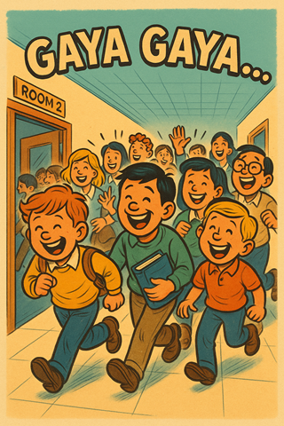 gaya gaya, , Japanese sound words, onomatopoeia