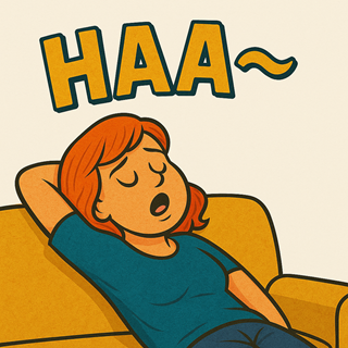 Haa, Japanese sound words, onomatopoeia, Phew, Ugh,