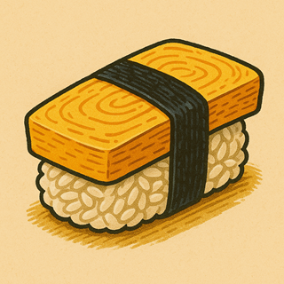 Illustration of Suchi, Tamago