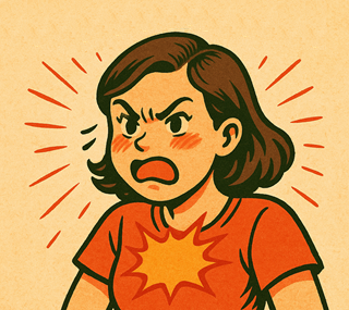 Muka!, Japanese sound words, onomatopoeia