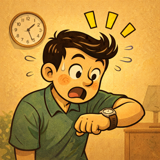 illustration of sound word, dokkiri, どっきり