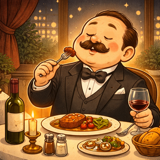 illustration of “Chew”, “Munch”, and “Nom nom”