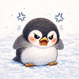 illustration of sound word, puun puun, ぷんぷん