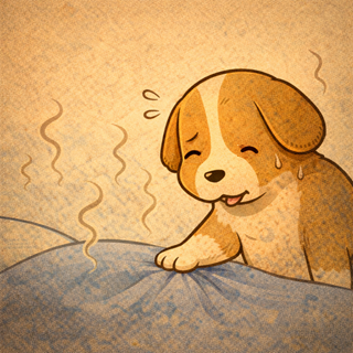 illustration of sound word, shito, しとっ