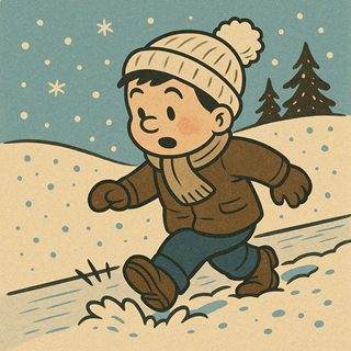 illustration of zaku zaku, ざくざく, sound word.