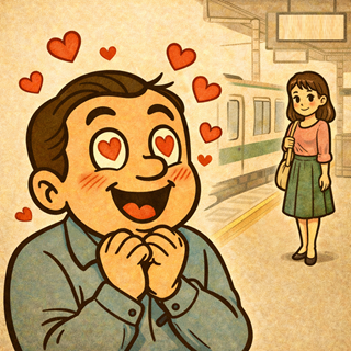 illustration of zokkon, ぞっこん