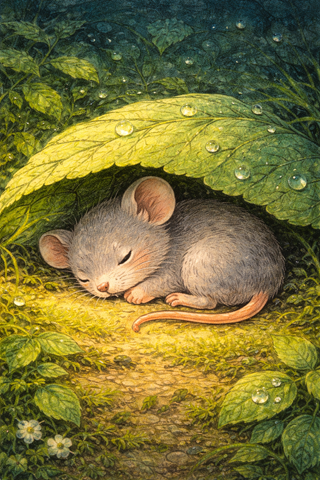 illustration of sound word, chuu, ちゅう, mice, mouse 