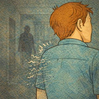 illustration of sound word, zowa zowa, ぞわぞわ, Crawling, Creeping Feeling