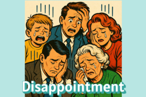 DIsappointment in Japanese