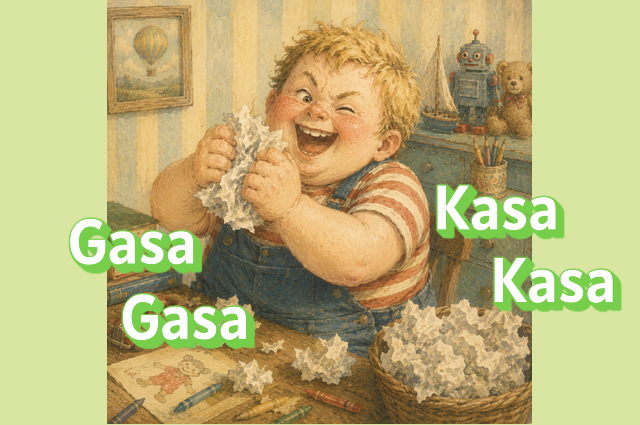 gasa gasa, kasa kasa