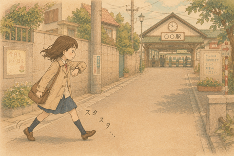 Walking Briskly with Purpose, suta suta